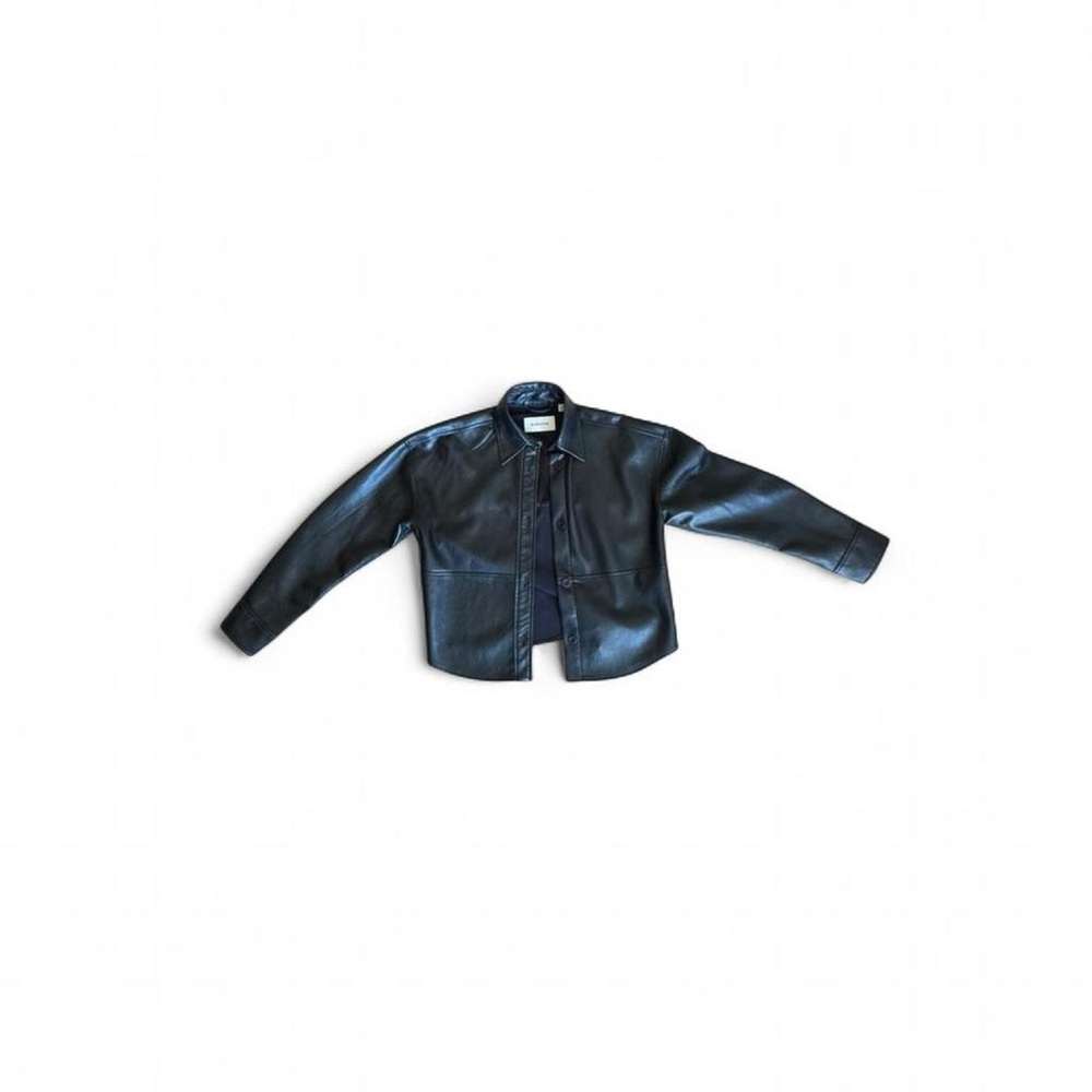 Babaton Pelli Hip Shirt Jacket in Black‎ Size 2XS